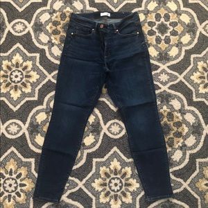 LOFT Curvy Skinny Crop Jeans